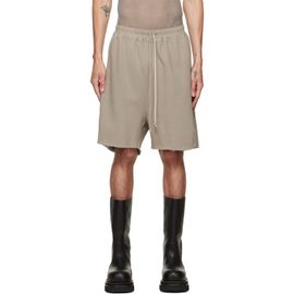 Rick Owens DRKSHDW Rick Owens DRKSHDW Gray Tower Long Boxers Butt Zip Shorts