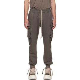 Rick Owens DRKSHDW Rick Owens DRKSHDW Gray Tower Mastdon Cut Cargo Pants