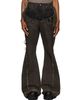 Rick Owens DRKSHDW Rick Owens DRKSHDW Gray Tower Slivered Bootcut Jeans - 1