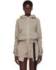 Rick Owens DRKSHDW Rick Owens DRKSHDW Gray Tower Small Hoodie - 1