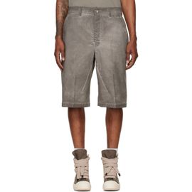Rick Owens DRKSHDW Rick Owens DRKSHDW Gray Tower Work Denim Shorts