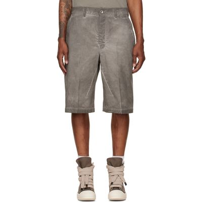 Rick Owens DRKSHDW Rick Owens DRKSHDW Gray Tower Work Denim Shorts