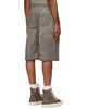 Rick Owens DRKSHDW Rick Owens DRKSHDW Gray Tower Work Denim Shorts - 3