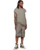 Rick Owens DRKSHDW Rick Owens DRKSHDW Gray Tower Work Denim Shorts - 4