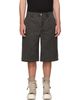 Rick Owens DRKSHDW Rick Owens DRKSHDW Gray Tower Work Shorts - 1