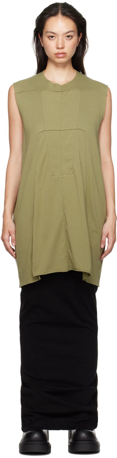 Rick Owens DRKSHDW Rick Owens DRKSHDW Khaki Luxor SL Tank Top