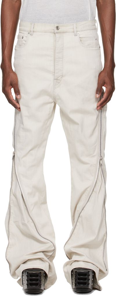 Rick Owens DRKSHDW Rick Owens DRKSHDW Off-White Temple Bolan Banana Jeans