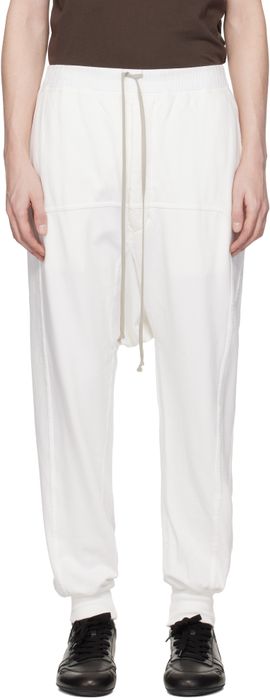 Rick Owens DRKSHDW Rick Owens DRKSHDW Off-White Temple Drawstring Sweatpants