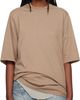 Rick Owens DRKSHDW Rick Owens DRKSHDW Tan Temple Jumbo SS T-shirt - 1