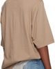 Rick Owens DRKSHDW Rick Owens DRKSHDW Tan Temple Jumbo SS T-shirt - 3