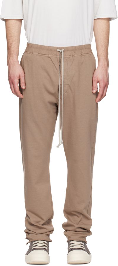 Rick Owens DRKSHDW Rick Owens DRKSHDW Taupe Temple Berlin Drawstring Sweatpants
