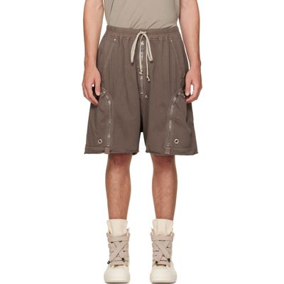 Rick Owens DRKSHDW Rick Owens DRKSHDW Taupe Tower Bauhaus Shorts
