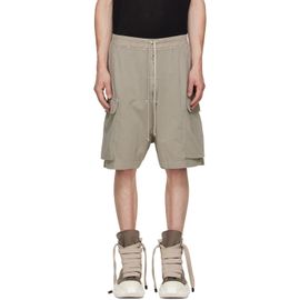 Rick Owens DRKSHDW Rick Owens DRKSHDW Taupe Tower Cargobela Shorts