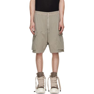 Rick Owens DRKSHDW Rick Owens DRKSHDW Taupe Tower Cargobela Shorts