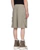 Rick Owens DRKSHDW Rick Owens DRKSHDW Taupe Tower Cargobela Shorts - 3