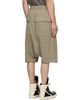 Rick Owens DRKSHDW Rick Owens DRKSHDW Taupe Tower Drawstring Pods Shorts - 3