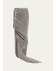 Rick Owens Edfu Ruched Velvet Maxi Skirt - 1