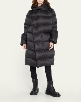 Rick Owens High-Neck Puffer Coat