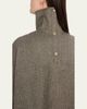 Rick Owens Jumbo Tabard Melange Wool Crop Top - 5