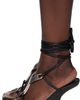 Rick Owens Lilies Rick Owens Lilies Black Concordians Cantilever 8 Hydra Heeled Sandals - 3