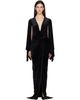 Rick Owens Lilies Rick Owens Lilies Black Tower Flagsleeves Maxi Dress - 1