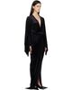 Rick Owens Lilies Rick Owens Lilies Black Tower Flagsleeves Maxi Dress - 2