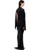 Rick Owens Lilies Rick Owens Lilies Black Tower Flagsleeves Maxi Dress - 3