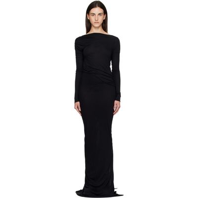 Rick Owens Lilies Rick Owens Lilies Black Tower LS Shailee Maxi Dress