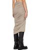 Rick Owens Lilies Rick Owens Lilies Brown Tower Knee Edfu Midi Skirt - 3