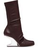 Rick Owens Lilies Rick Owens Lilies Burgundy Tower Cantilever 8 Boots - 1