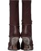 Rick Owens Lilies Rick Owens Lilies Burgundy Tower Cantilever 8 Boots - 2