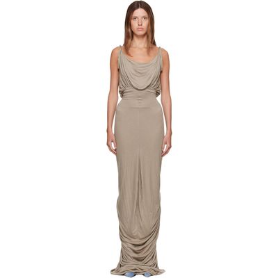 Rick Owens Lilies Rick Owens Lilies Gray Tower Nadia Maxi Dress
