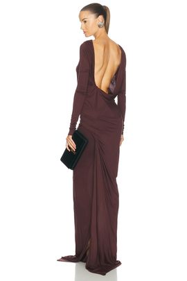 RICK OWENS LILIES RICK OWENS LILIES Long Sleeve Shailee Gown