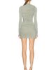 RICK OWENS LILIES RICK OWENS LILIES Svita Long Sleeve Mini Dress - 4