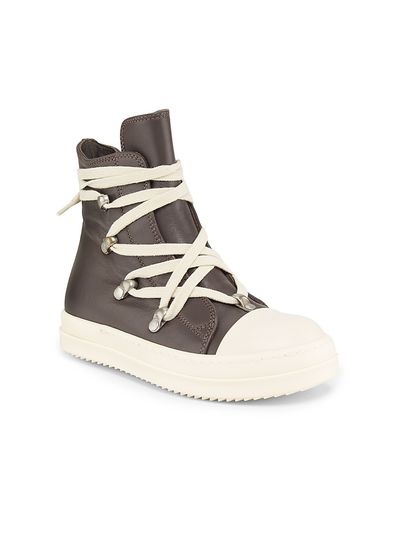 Rick Owens Little Kid's Hexalace Leather Sneakers