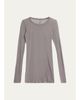 Rick Owens Long-Sleeve Rib Cotton T-Shirt - 1