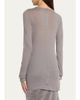 Rick Owens Long-Sleeve Rib Cotton T-Shirt - 3