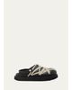 Rick Owens Men's Megalace Leather Slides - 1
