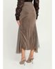 Rick Owens Mixed-Media Sliced Patchwork Midi Skirt - 3