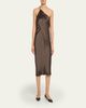 Rick Owens One-Shoulder Satin Midi Slip Dress - 2