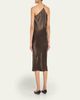Rick Owens One-Shoulder Satin Midi Slip Dress - 3