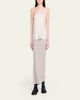 Rick Owens One-Shoulder Satin Slip Top - 2
