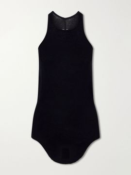 RICK OWENS Ribbed cotton-jersey tank