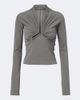 Rick Owens Rick Owens Allanah gathered jersey top - 1