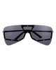 Rick Owens Rick Owens Alright Square Shield Sunglasses - 1