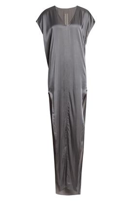 Rick Owens Rick Owens Arrowhead Satin Shift Gown