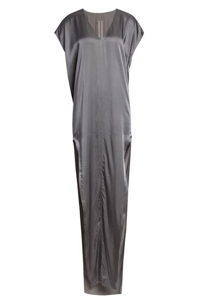 Rick Owens Rick Owens Arrowhead Satin Shift Gown