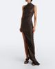 Rick Owens Rick Owens Athena asymmetric draped leather gown - 2