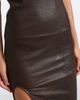 Rick Owens Rick Owens Athena asymmetric draped leather gown - 4