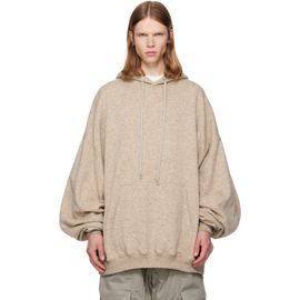 Rick Owens Rick Owens Beige Tower Hun Hoodie